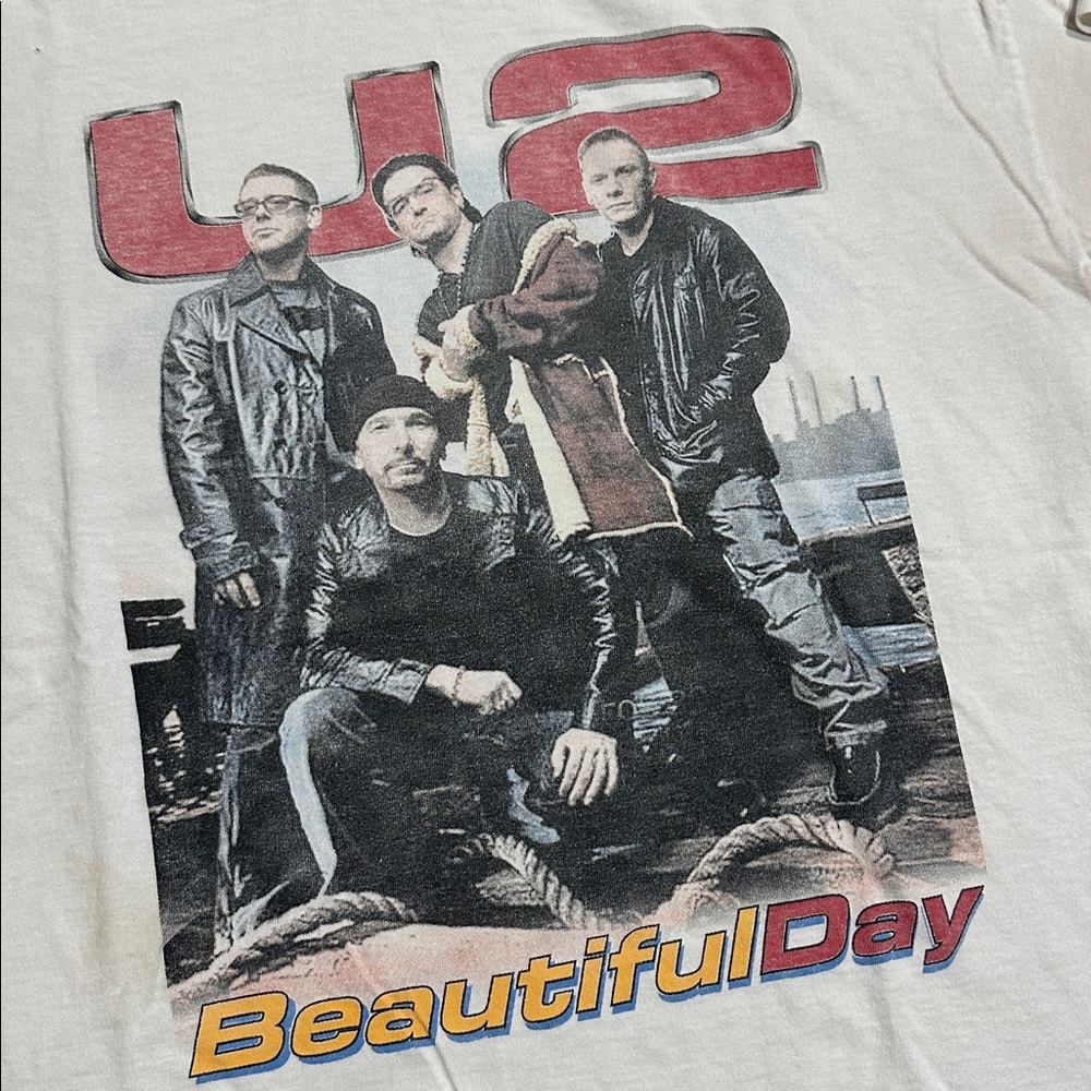 Vintage U2 Beautiful Day tour t-shirt - Picture 2 of 10